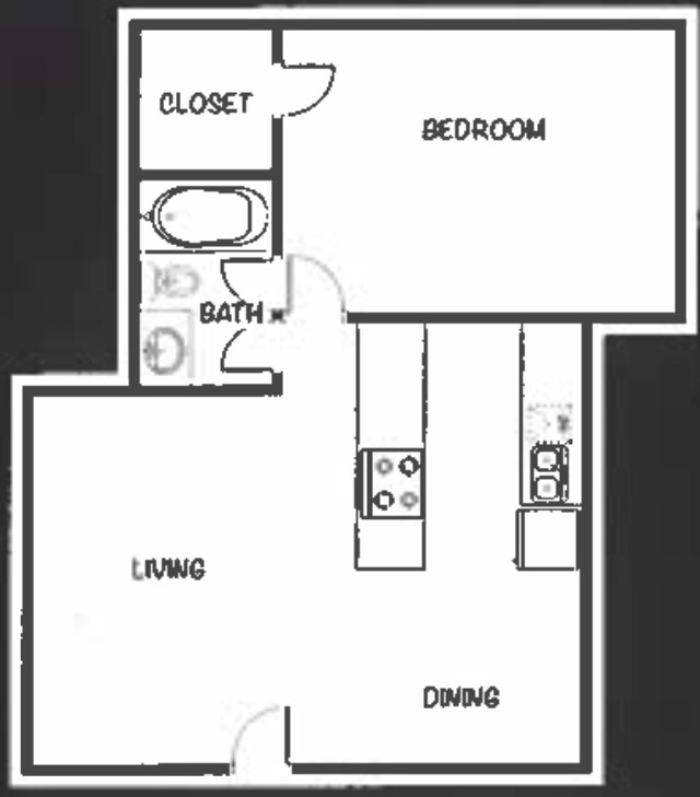 Unit 211E 211E floor plan